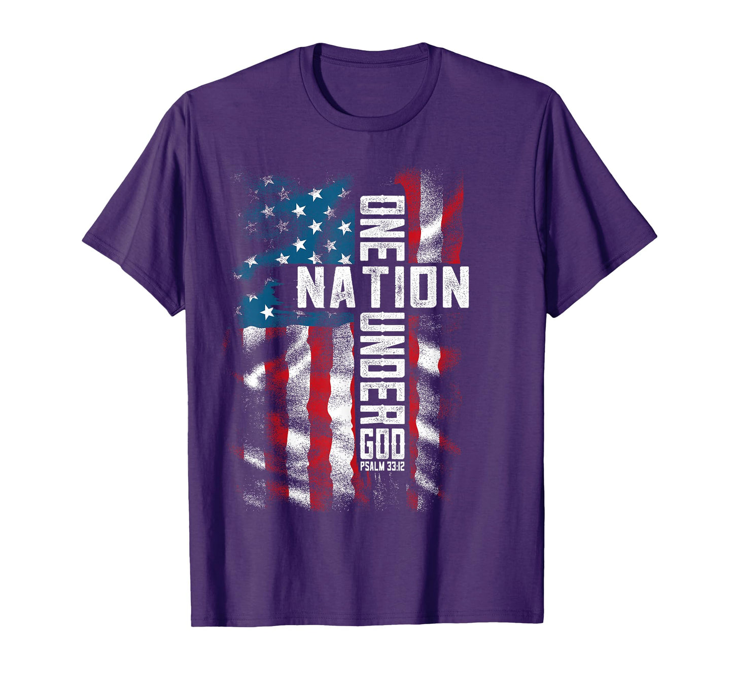 christian men , bible verse faith , patriotic 4th of july T-Shirt