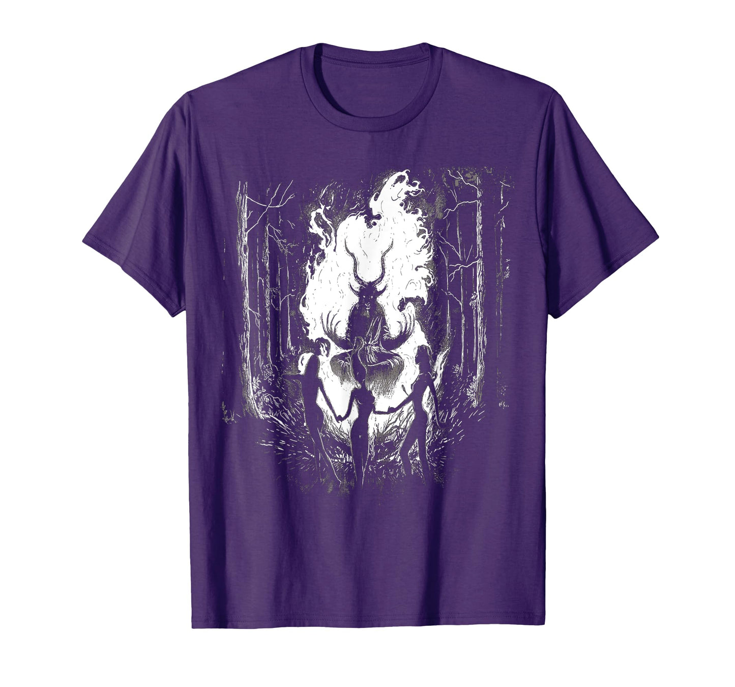 Witches Dancing With Baphomet Occult Witch Gothic Sabbath T-Shirt
