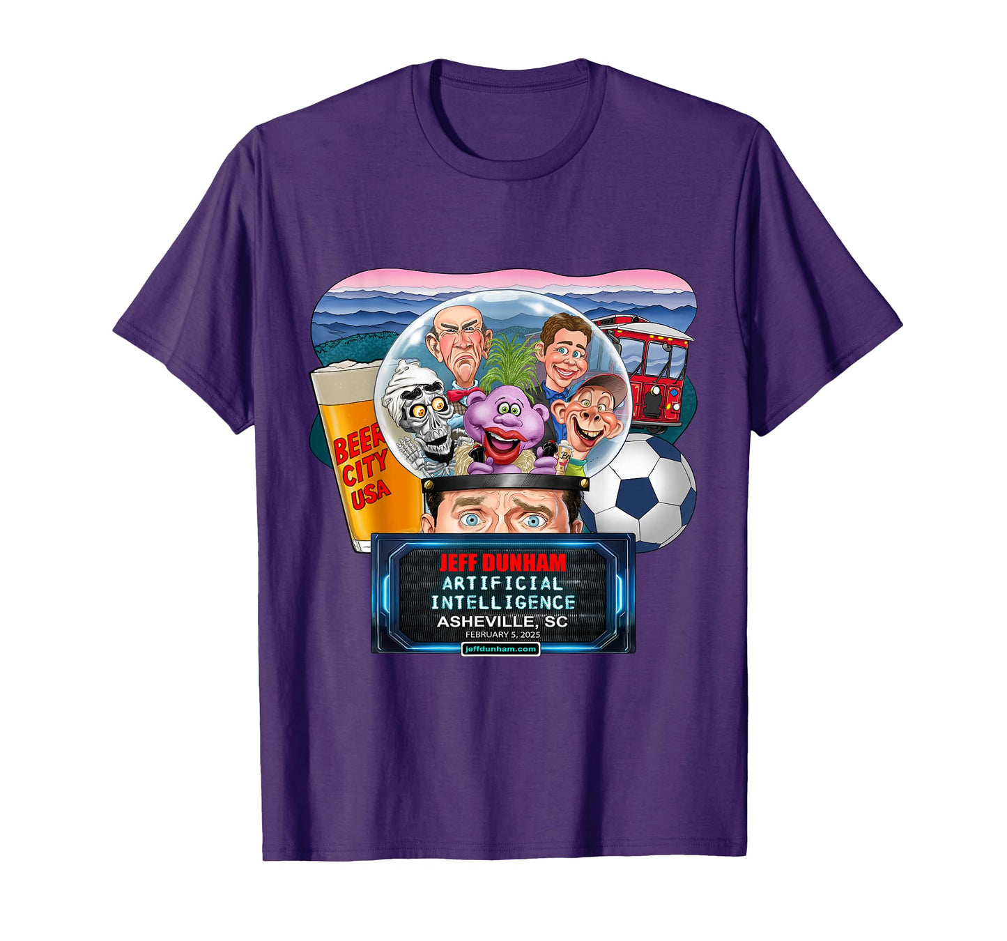 Jeff Dunham Asheville, SC (2025) T-Shirt