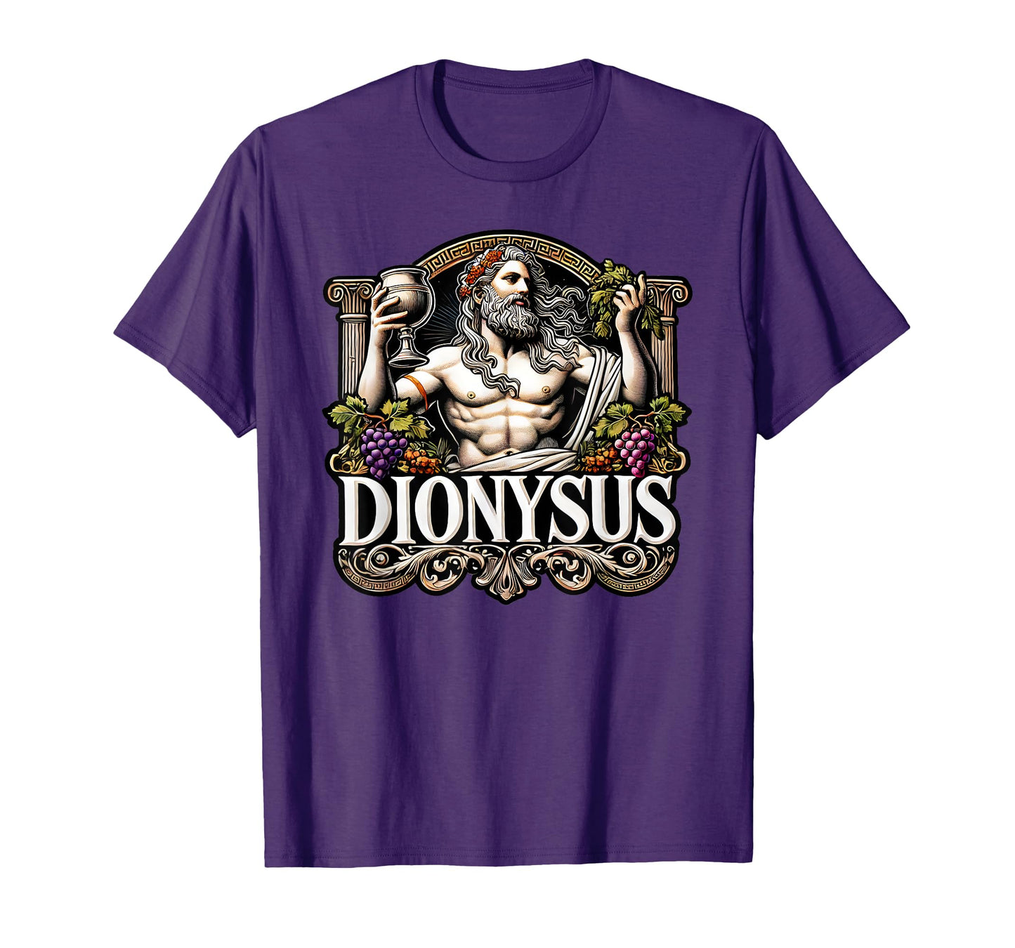 Dionysus Greek God of wine Mythology Ancient Greece T-Shirt