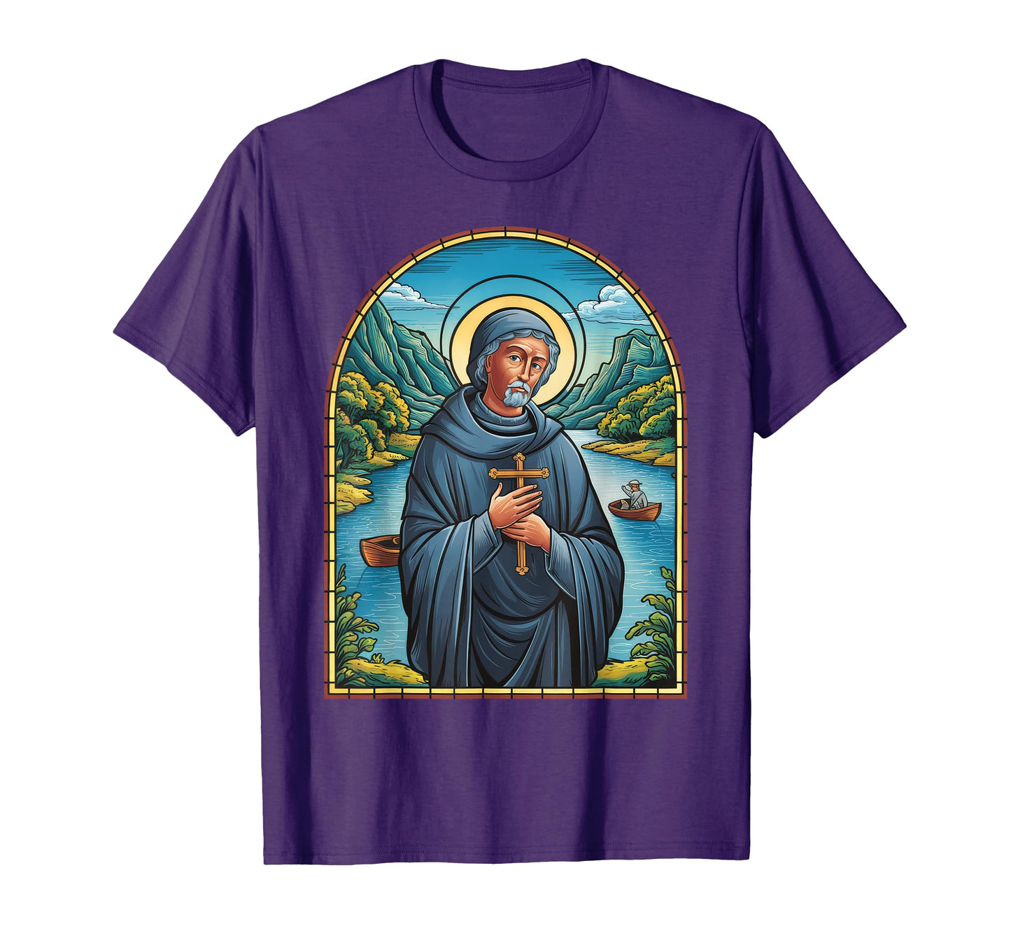 St Martin de Porres Catholic Church Black Saints Peru Cross T-Shirt