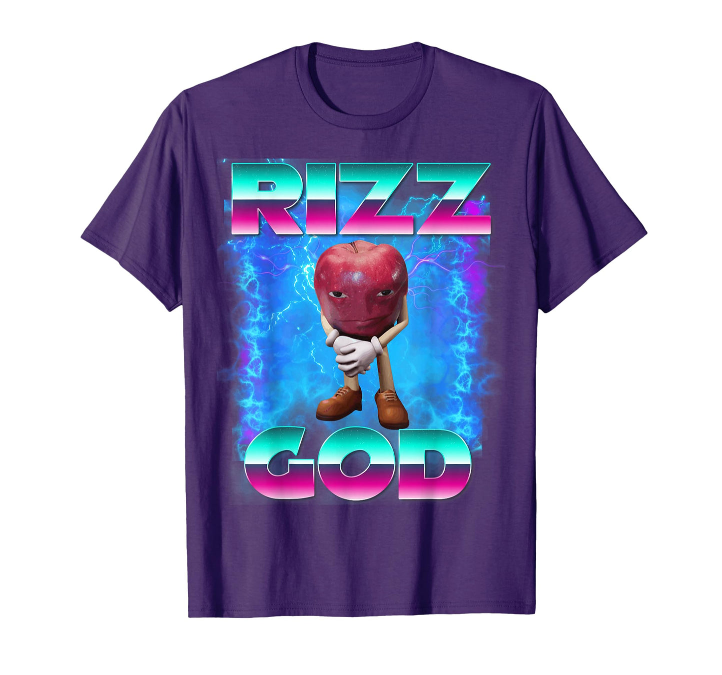 Rizz God Rizz Apple Funny Memes Internet Memes Gen-Z Memes T-Shirt