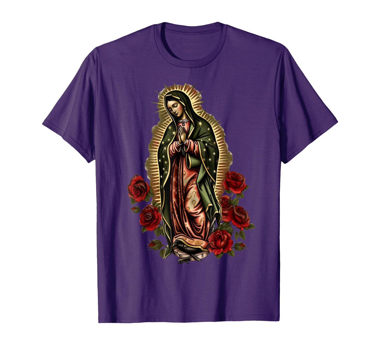 Our Lady De Guadalupe Sant Mary For Christians, Catholics T-Shirt