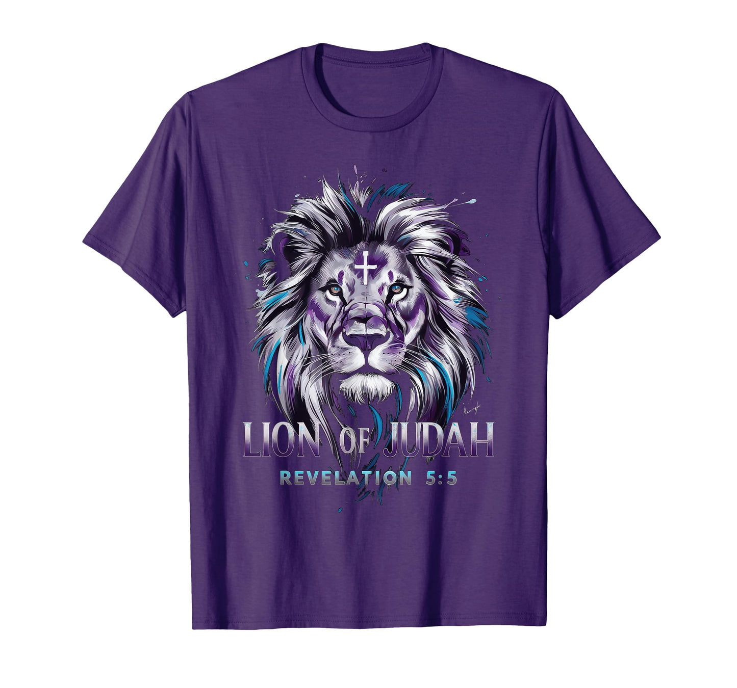 Jesus Lion of Judah Christian Faith for Men and Women T-Shirt