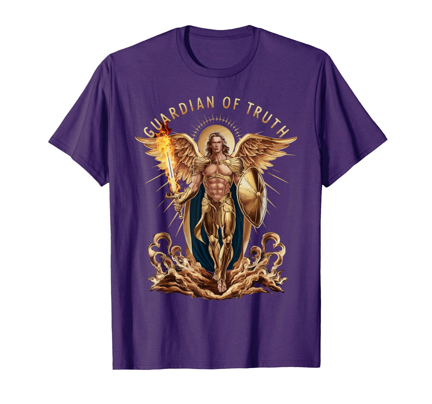 Archangel Michael Catholic Christianity Guardian Angel T-Shirt