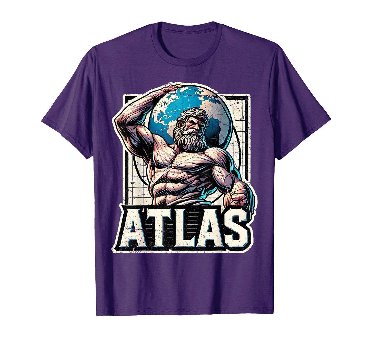 Atlas Greek God Mythology Titan Ancient Greece T-Shirt