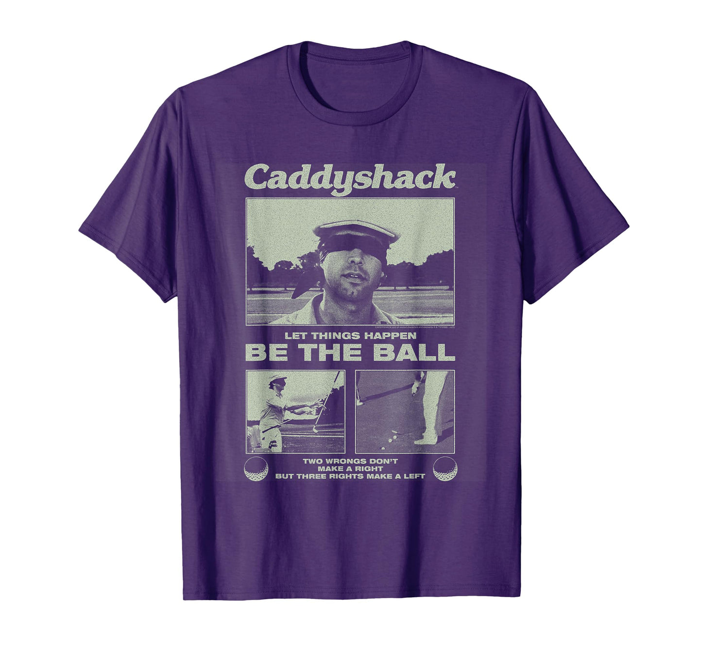 Caddyshack Be The Ball The Blind Putt 80's Movie T-Shirt