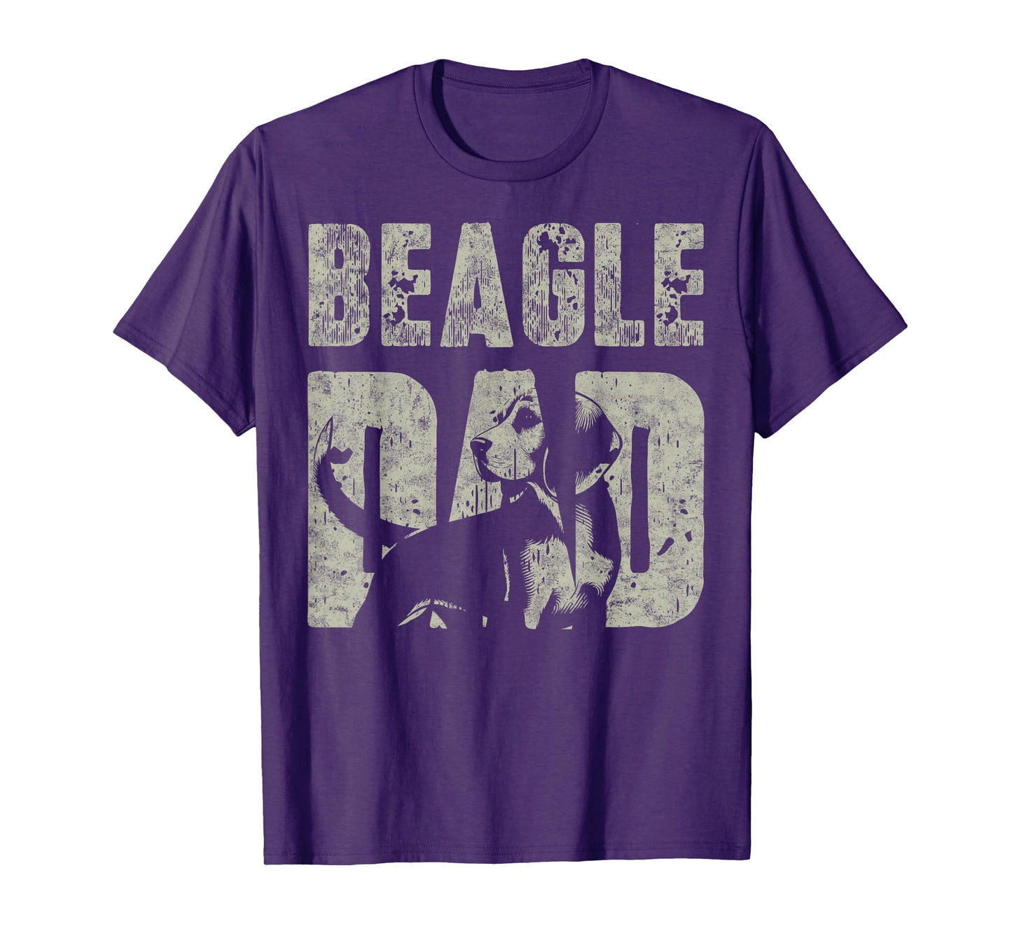 Beagle Dad Vintage Father's Day Grandpa Dog Lover Dog Dad T-Shirt for Men Women