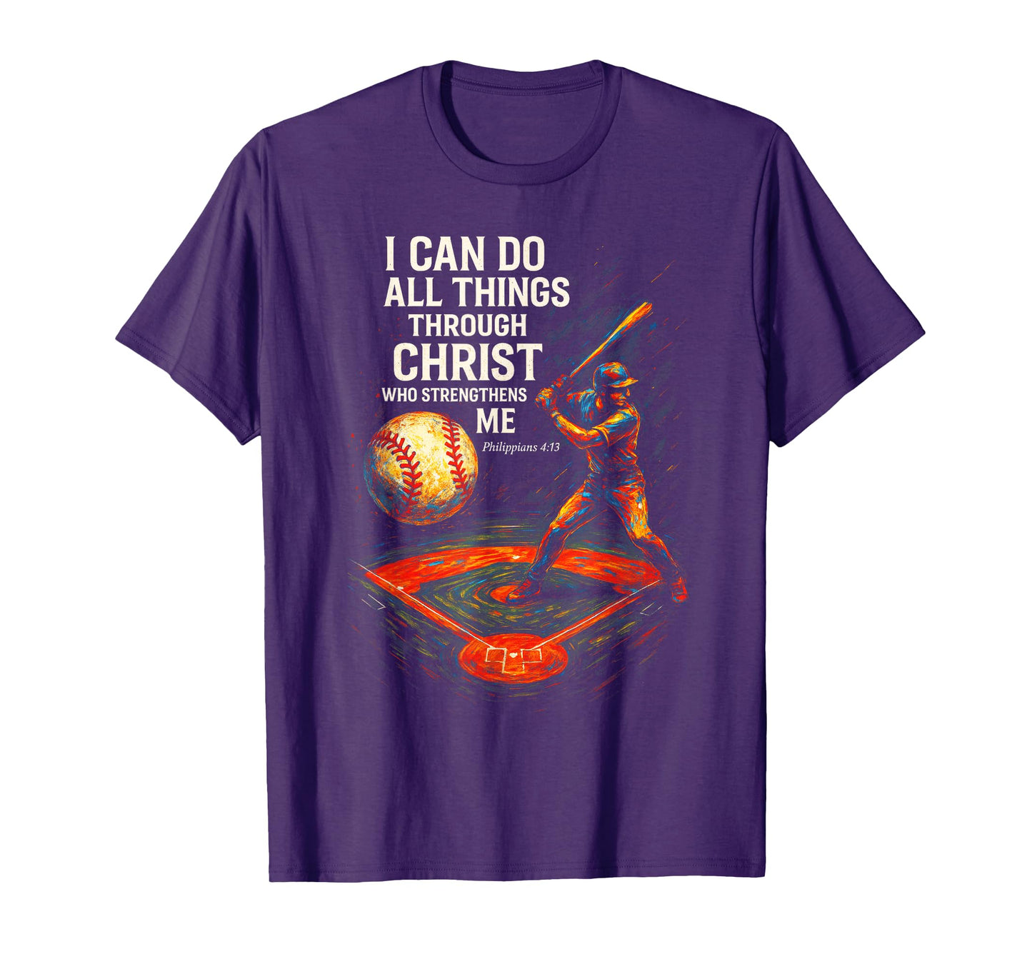 I Can Do All Things - Christian Baseball Inspiration T-Shirt