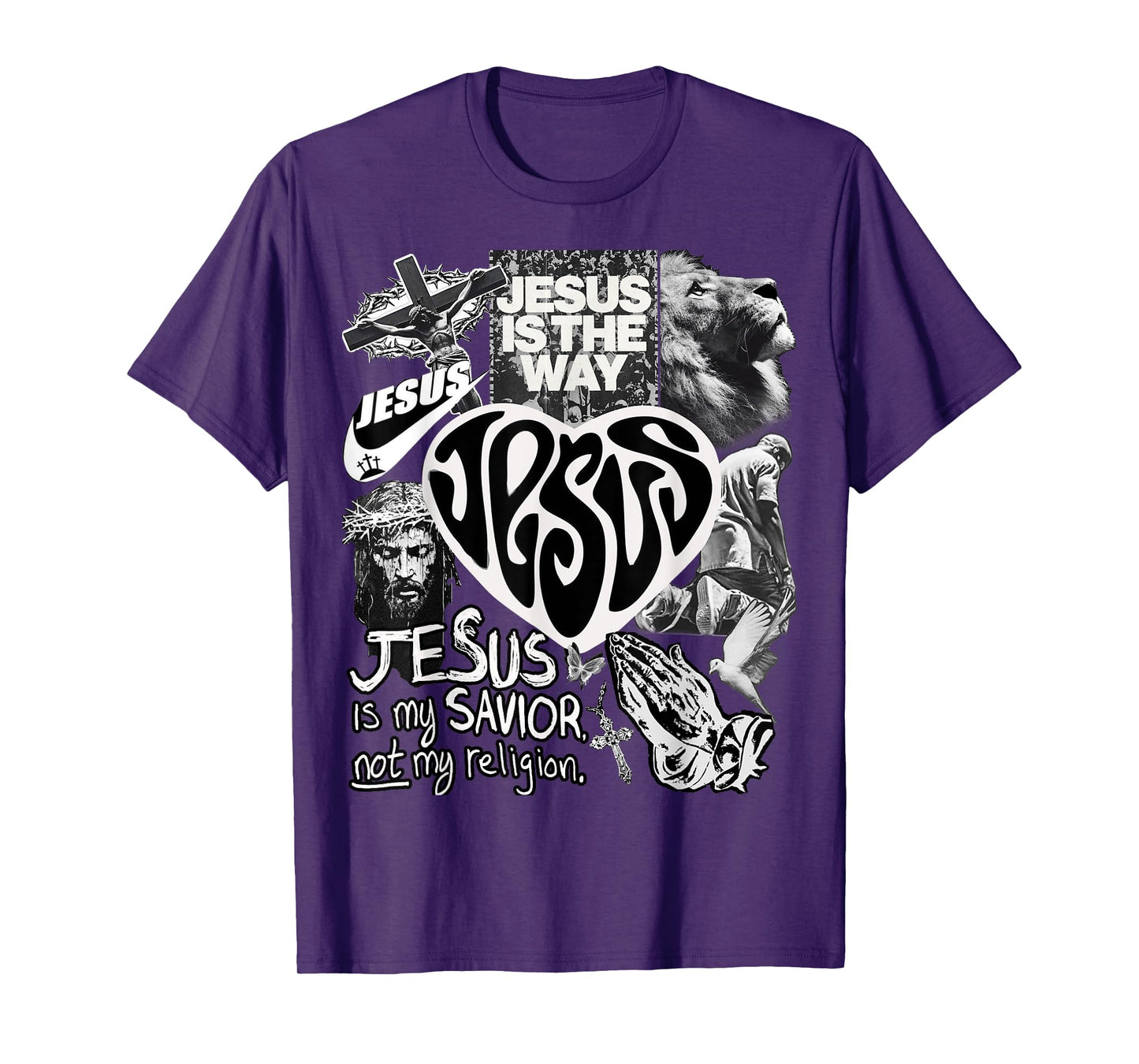 Jesus is The Way Christian Bible Verse God Faith Mens Womens T-Shirt
