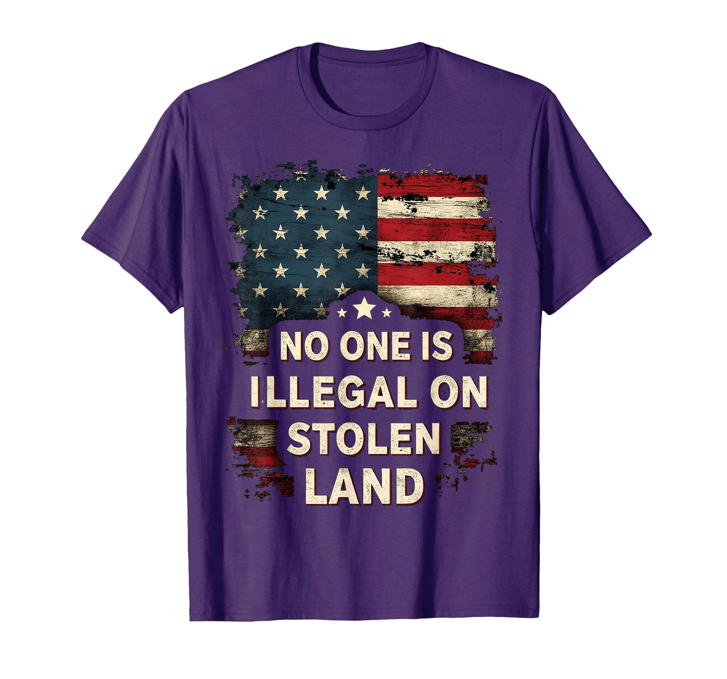 Native Americans No One Is Illegal on Stolen Land T-Shirt