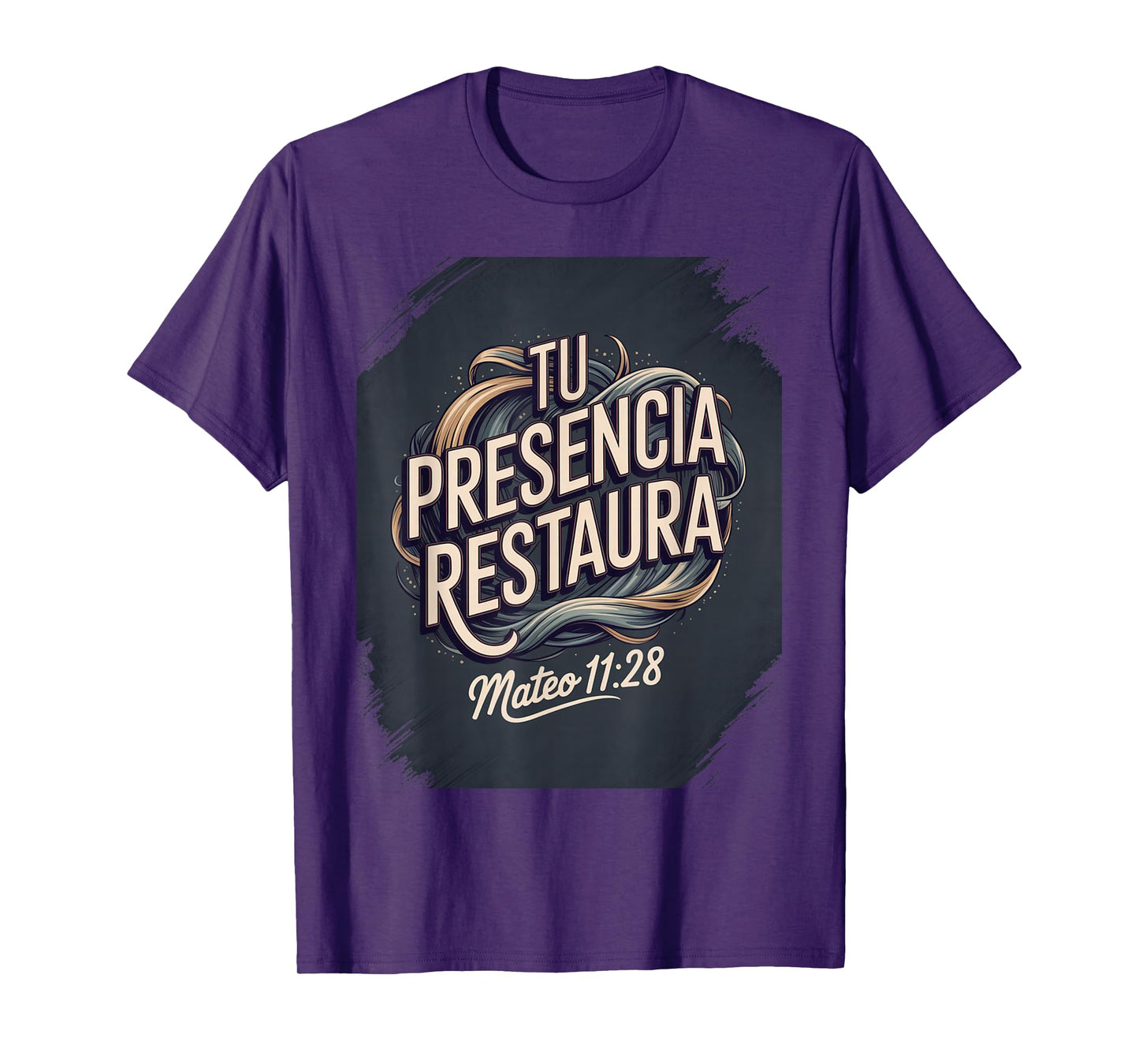 Tu Presencia Restaura – Mateo 11:28 Christian Faith Design T-Shirt