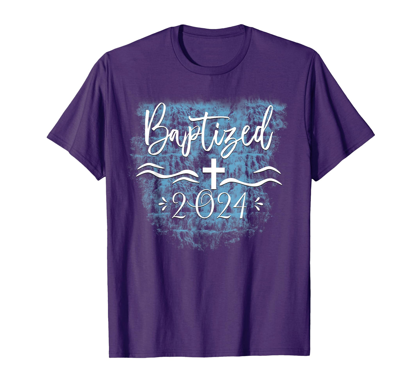 2024 Christian Baptism Christ Baptized Church Group T-Shirt