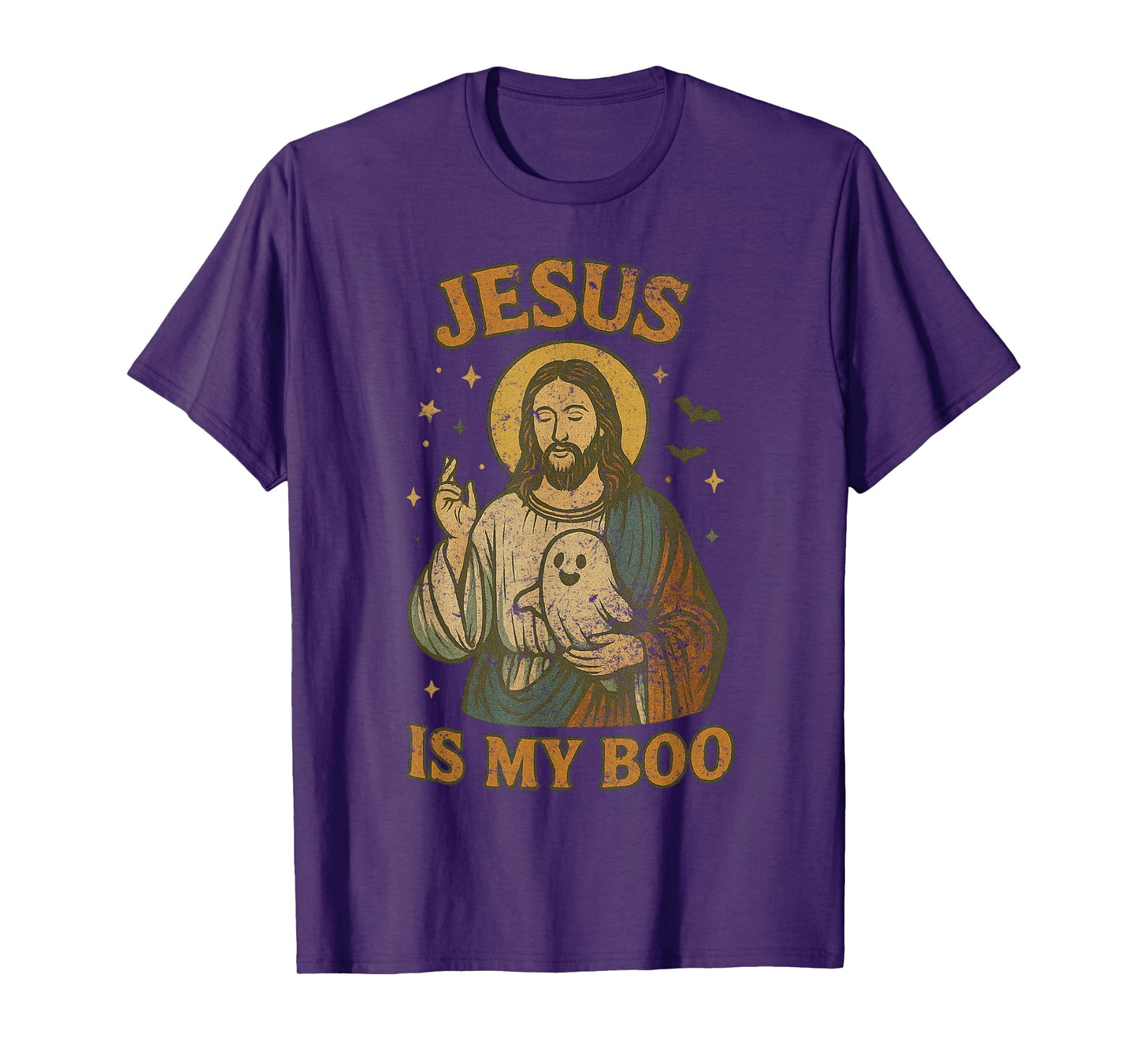 Jesus is My Boo Funny Christian Vintage Halloween 90's Retro T-Shirt