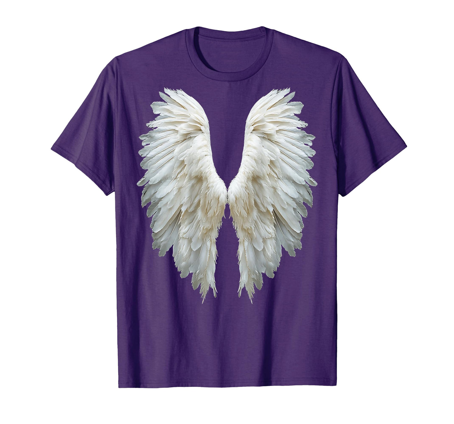 Angel Wings On Back Of A T-Shirt