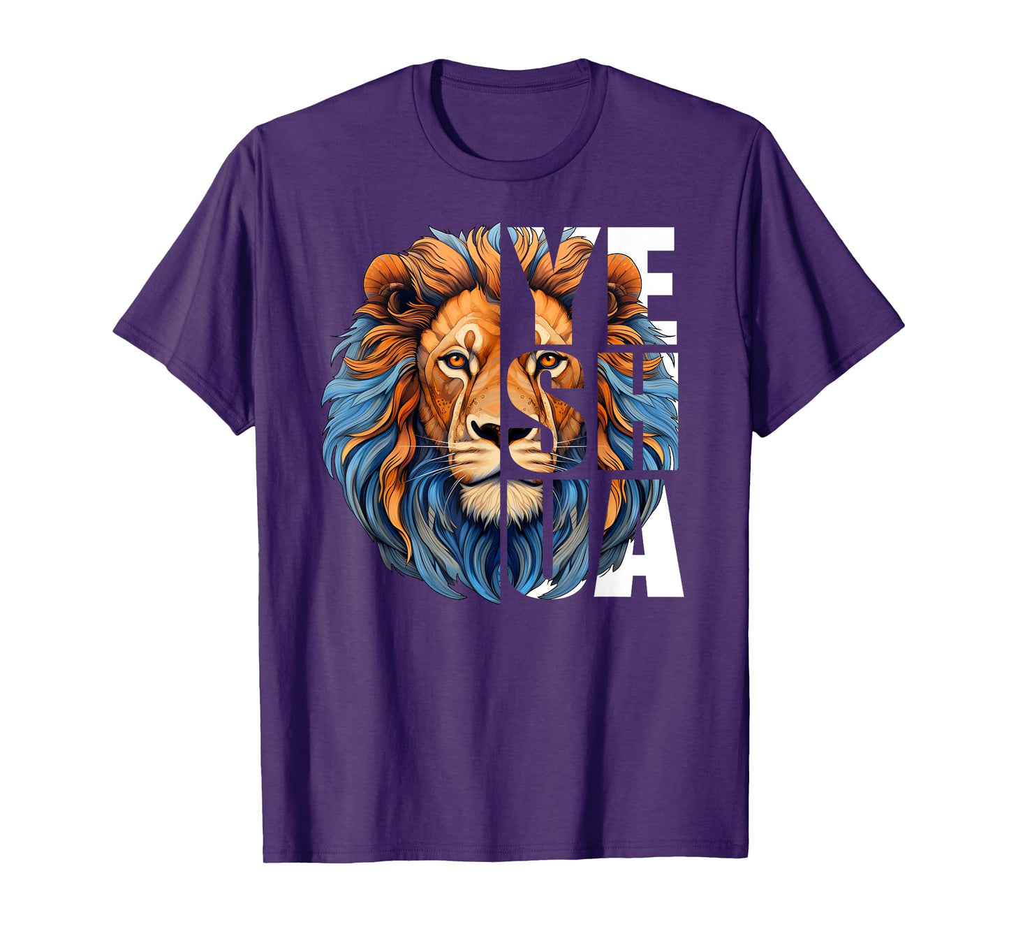 Yeshua Lion Of Judah Fear Bible Christian Religious T-Shirt