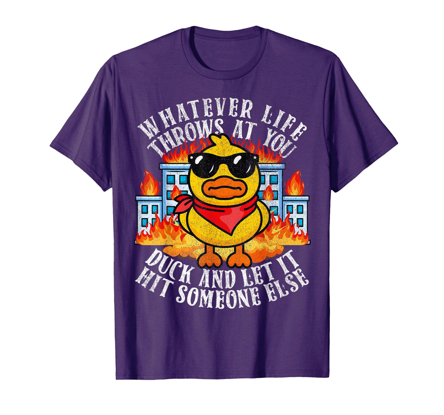 Sarcastic Funny Duck Shirt Funny Joke Quote Humor Duck Meme T-Shirt