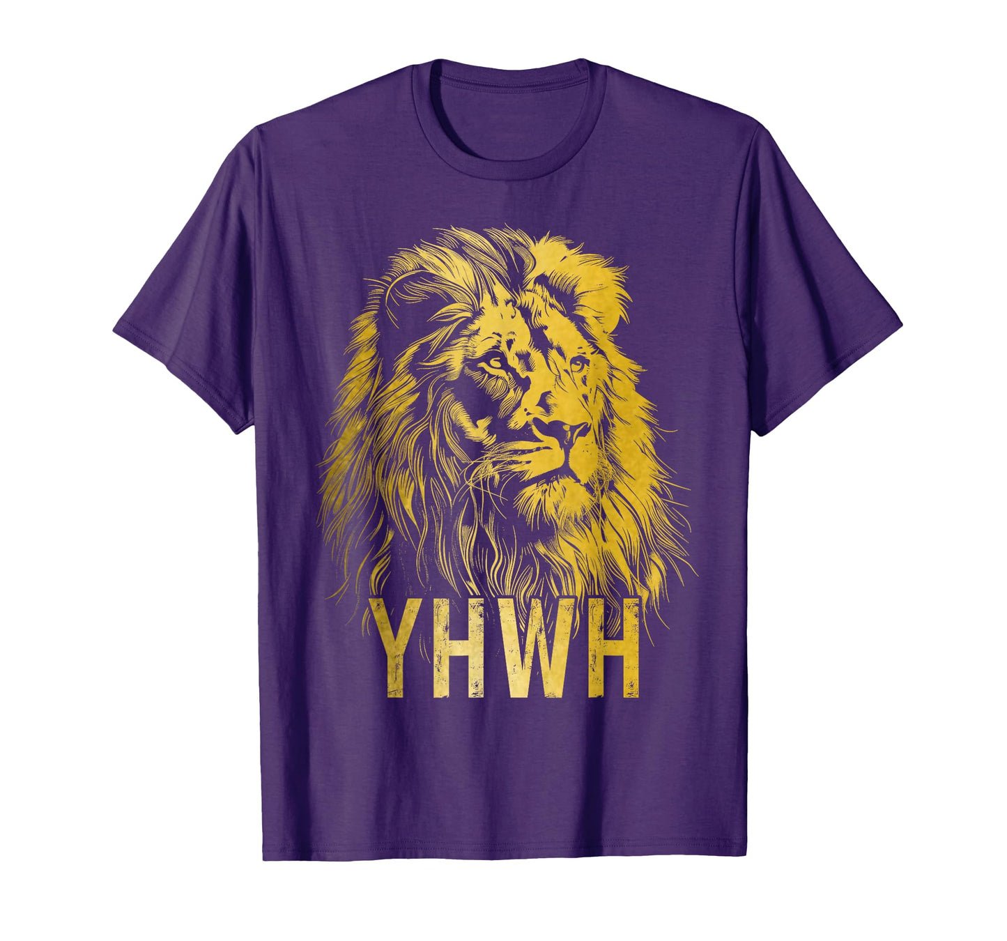 YHWH Hebrew Israelite Lion Of Judah Tribe Jew Jewish Yahweh T-Shirt