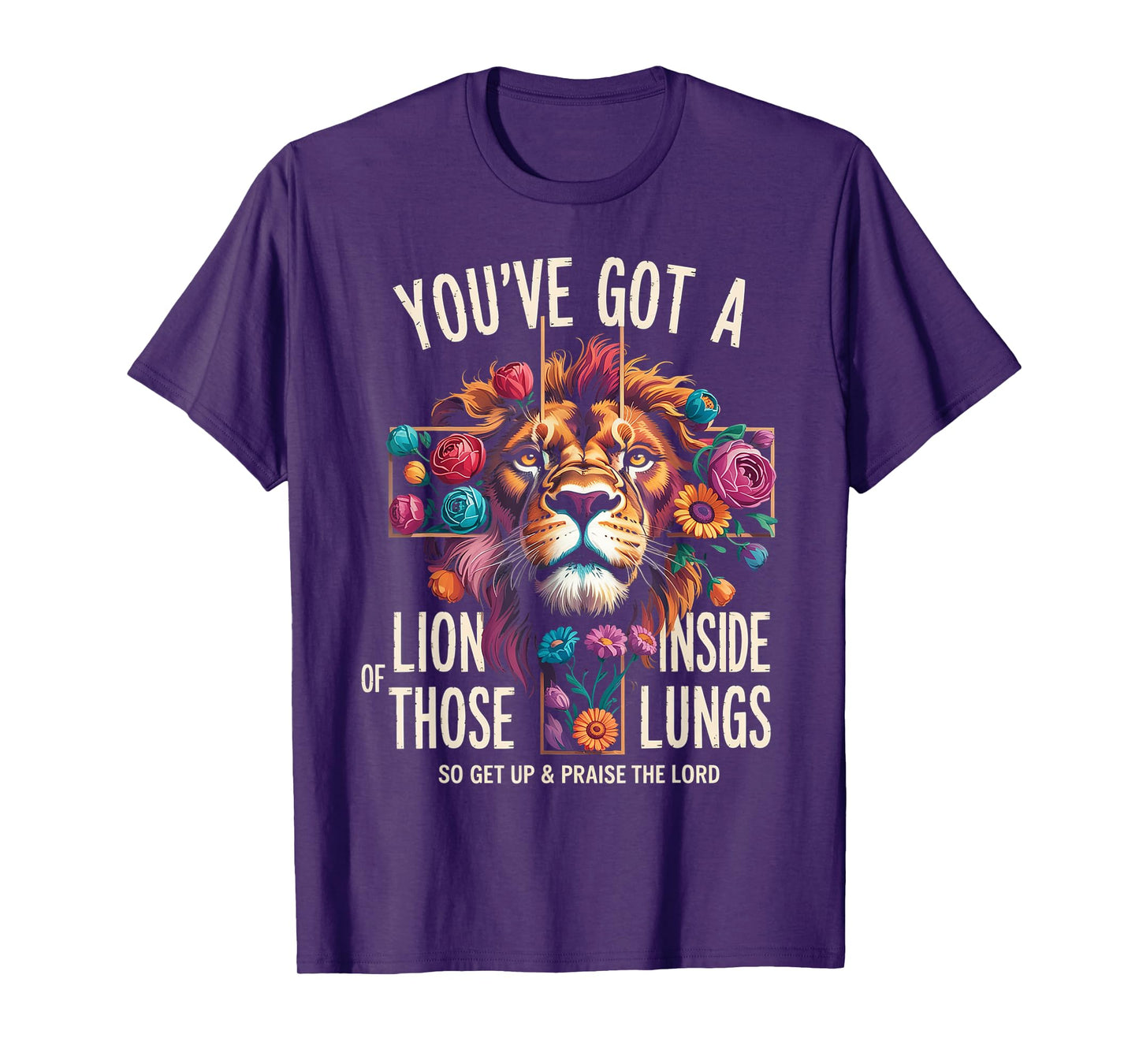 Brandon You Got a Lion Inside of Those Lungs Praise the Lord T-Shirt