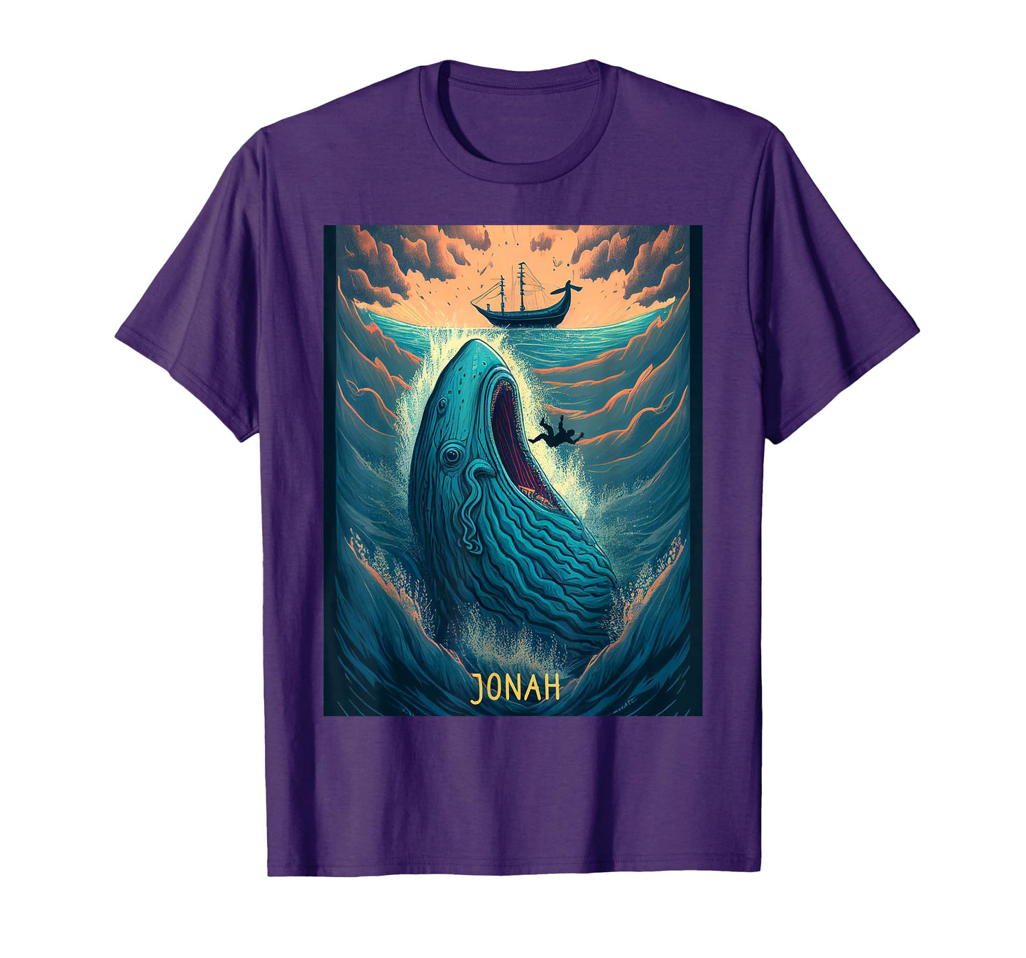 Cute Jonah and The Whale Bible Story T-Shirt