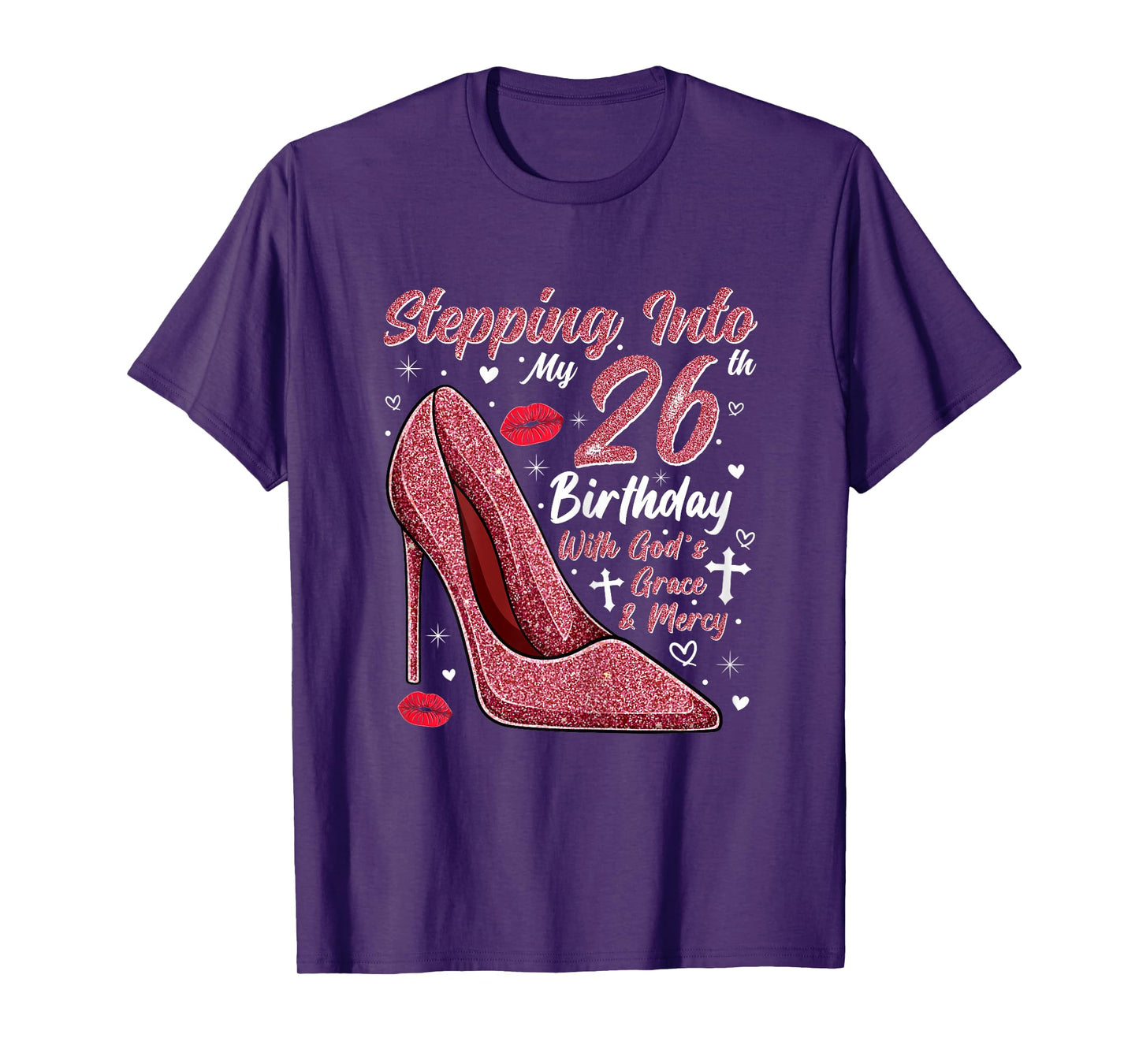 Stepping Into My 26th Birthday Ladies 26 Year Old T-Shirt