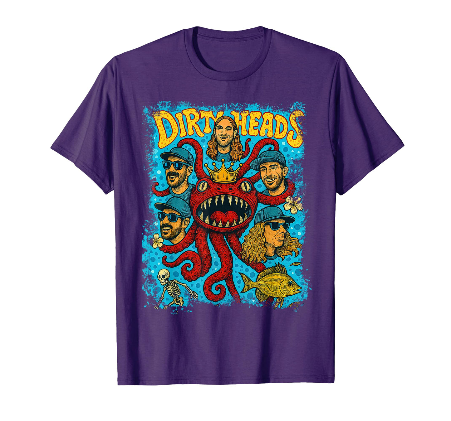 Vintage Dirty Heads in retro Funny style T-Shirt