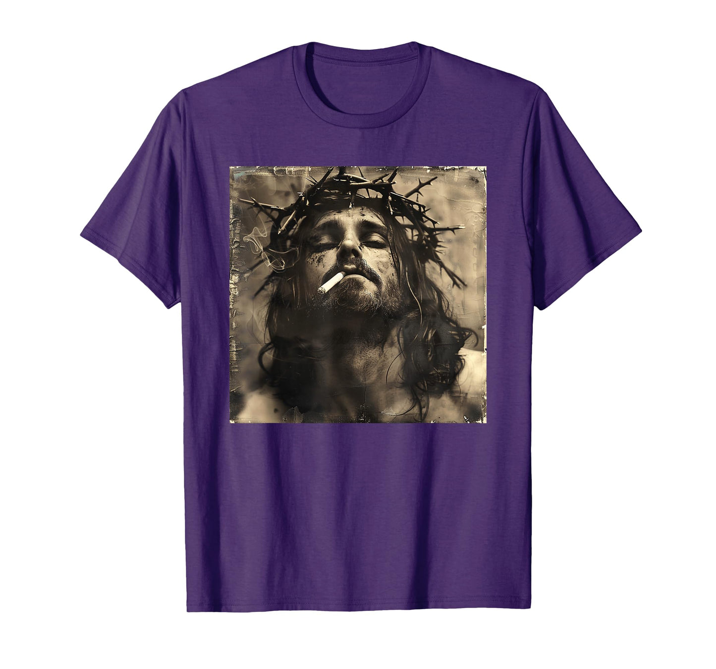 Cooler Jesus Christ Smokes, Resistance, Rebellious Jesus T-Shirt