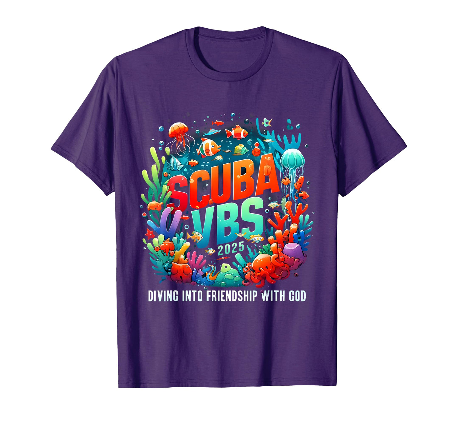 VBS 2025 Scuba Diving Into Friendship With God T-Shirt
