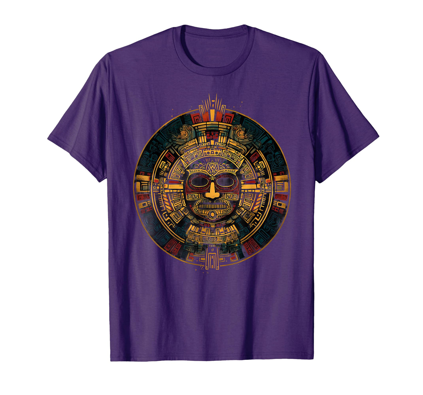 Aztec God Mayan Calendar Mexican Mythology Quetzalcoatl T-Shirt