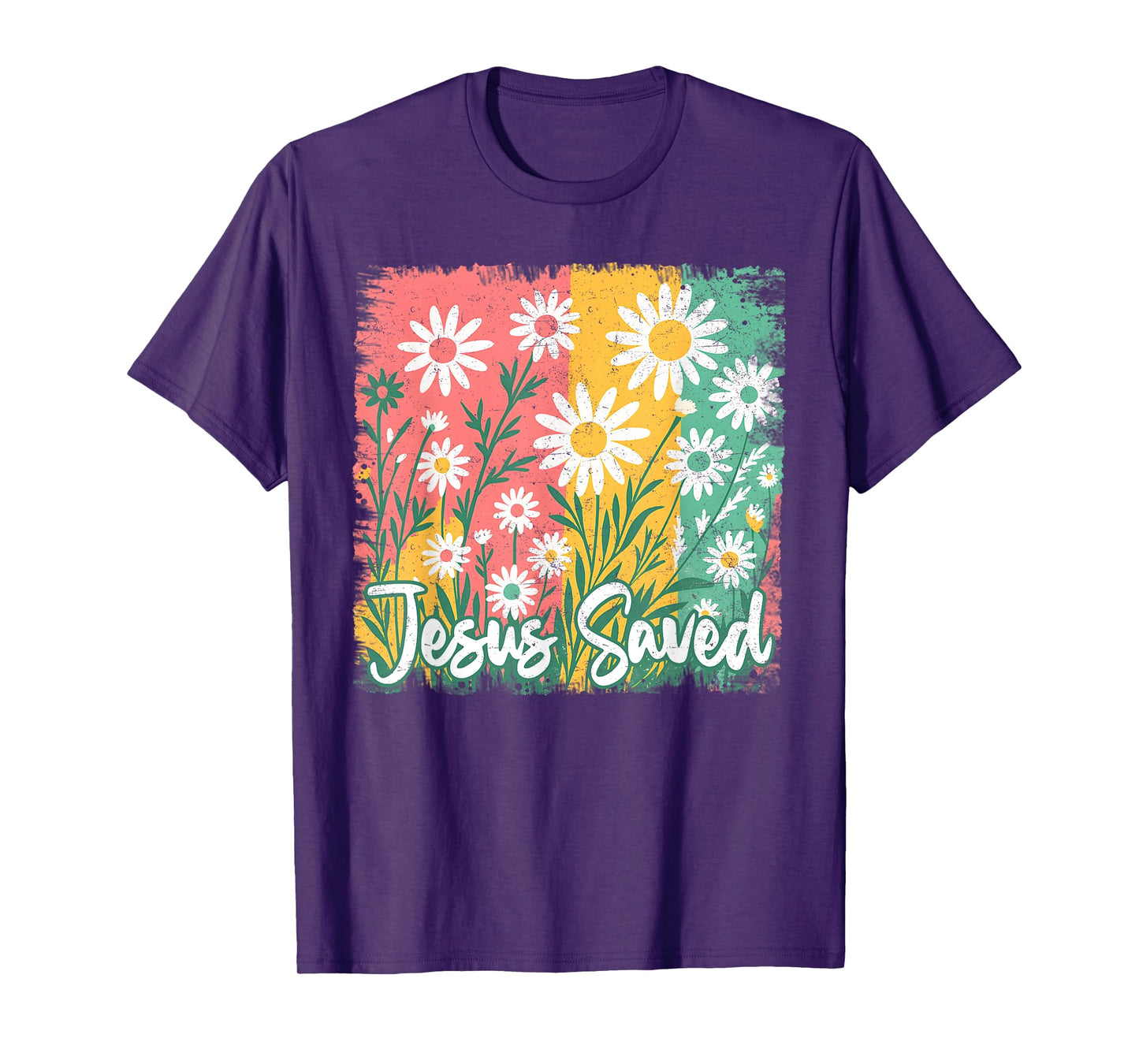 Jesus Saved Christian Cross God Faith Bible Religious Pray T-Shirt