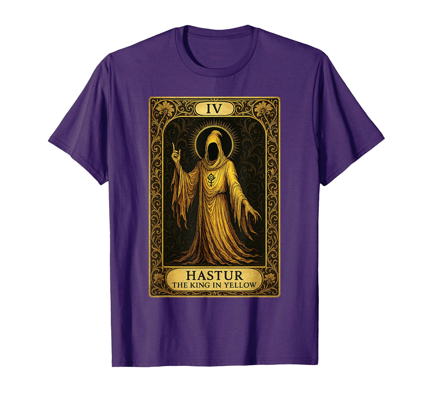 Hastur King in Yellow Cthulhu Mythos Necronomicon Tarot T-Shirt