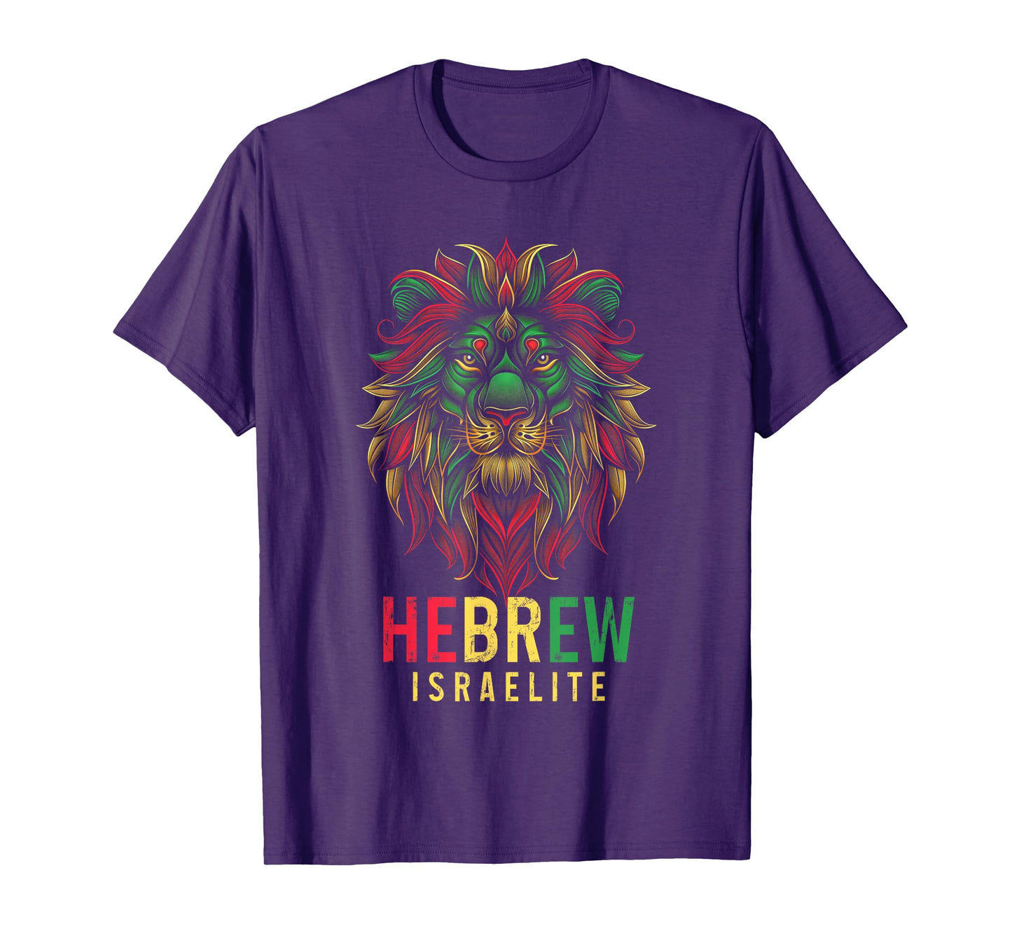 Hebrew Israelite Lion Of Judah Tribe YHWH Jew Jewish Yah T-Shirt