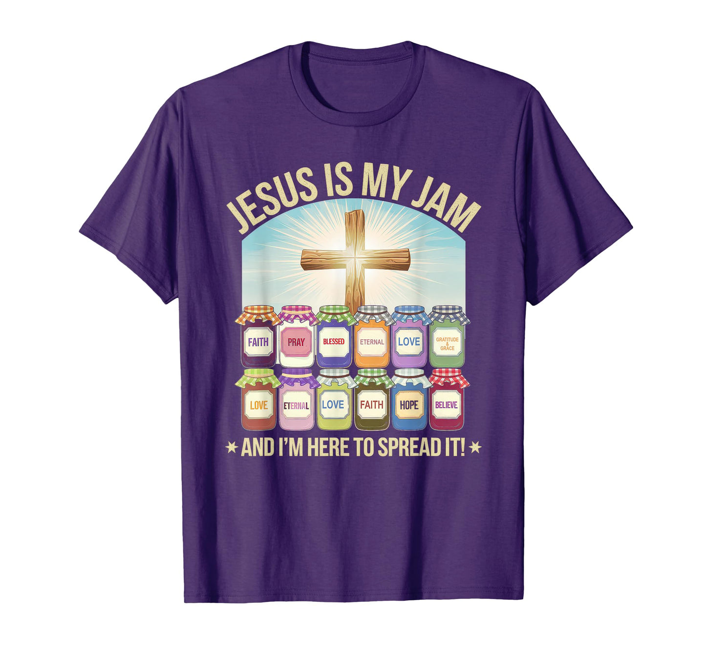Jesus is My Jam Tshirt Men Women Christian Bible Verse T-Shirt