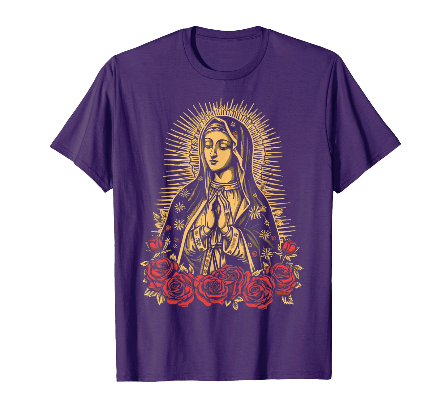 Our Lady De Guadalupe Sant Mary For Christians, Catholics T-Shirt