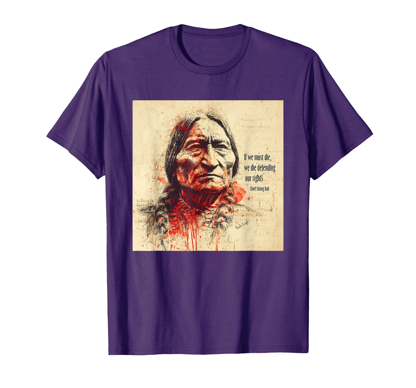 Sitting Bull - Defend Your Rights T-Shirt