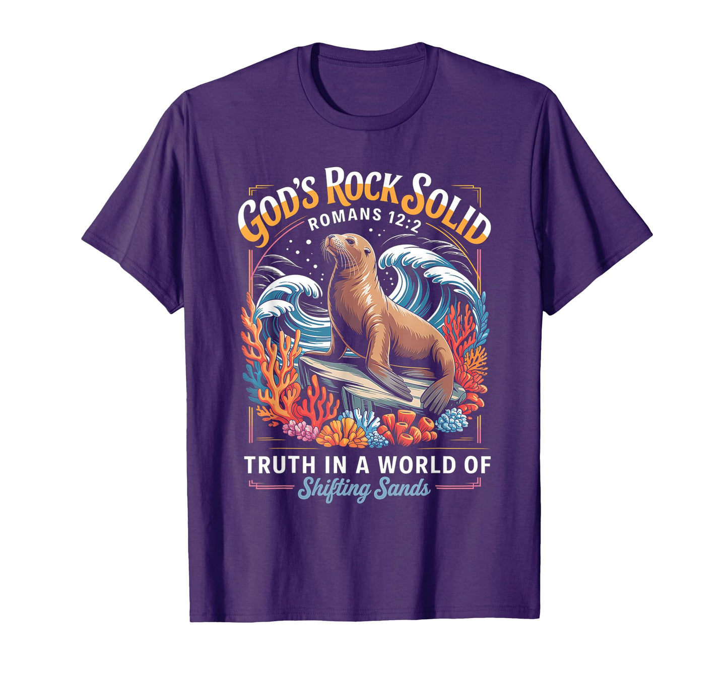 Breaker Rock Beach Christian God's Rock-Solid Truth VBS 2025 T-Shirt