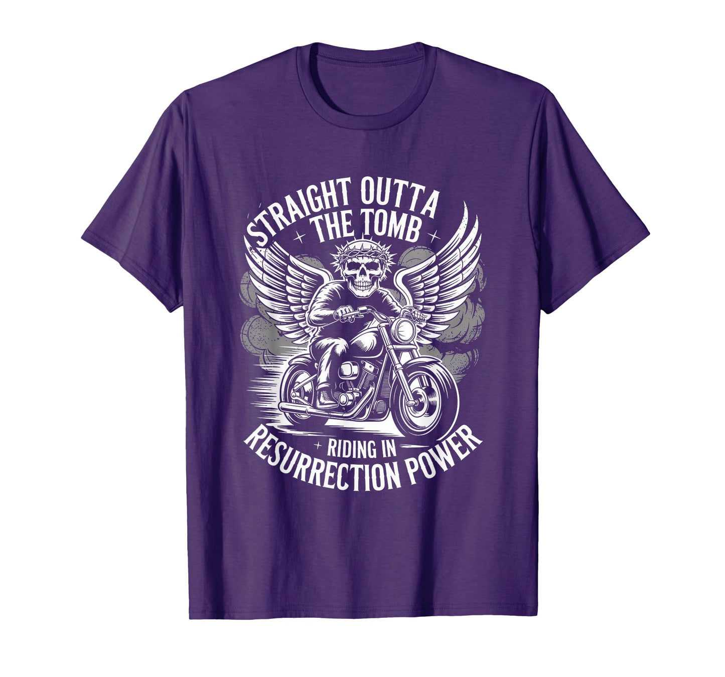 Straight Outta The Tomb Christian Biker Style T-Shirt