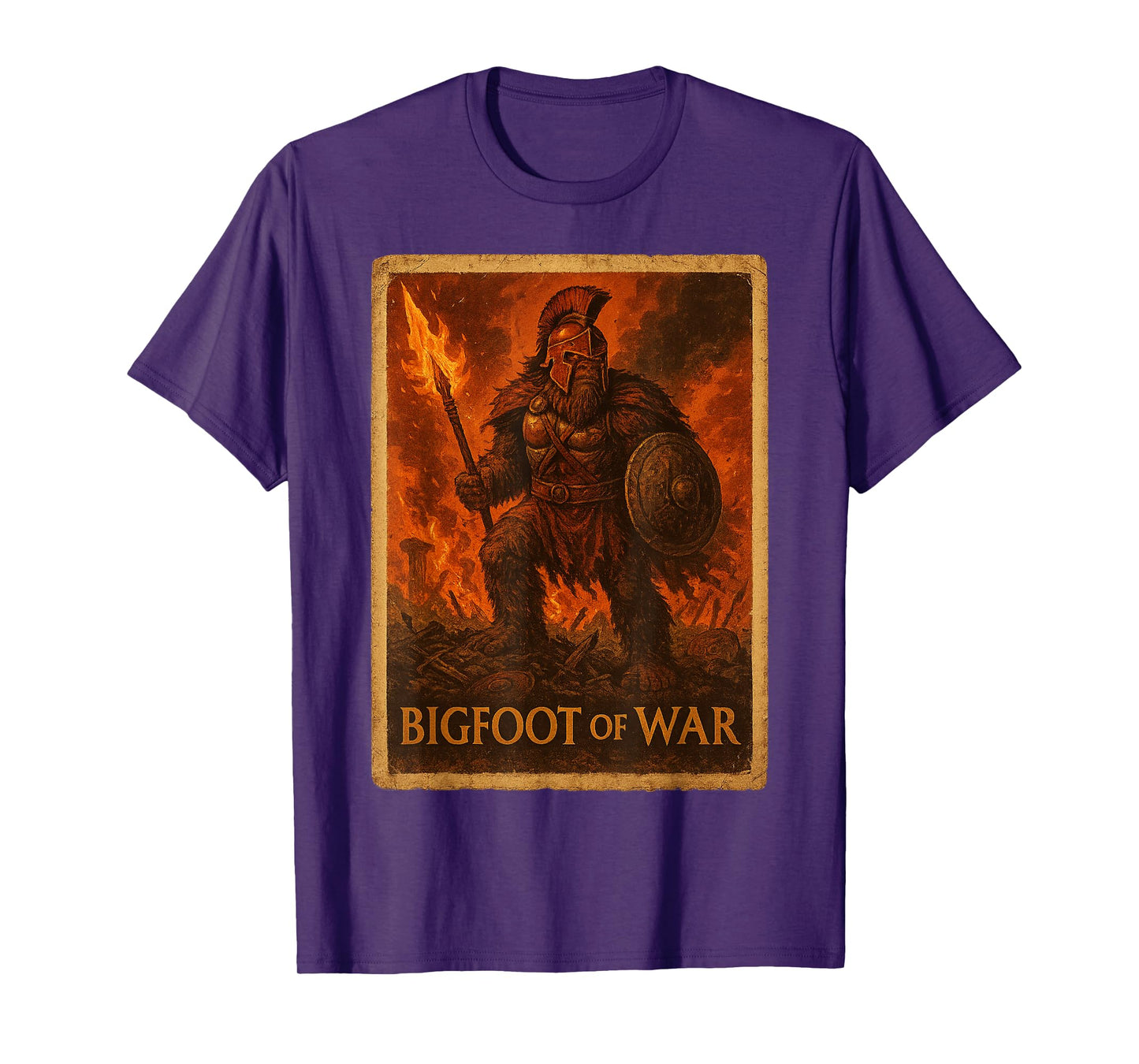 Sasquatch Ares Shirt - Greek God Bigfoot T-Shirt