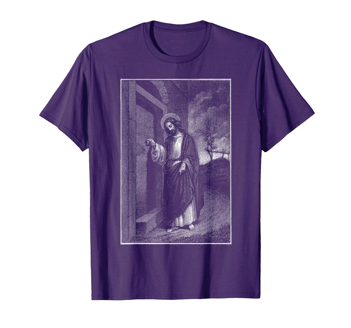 Jesus Christ Knocks On The Door Christian Bible Verses T-Shirt