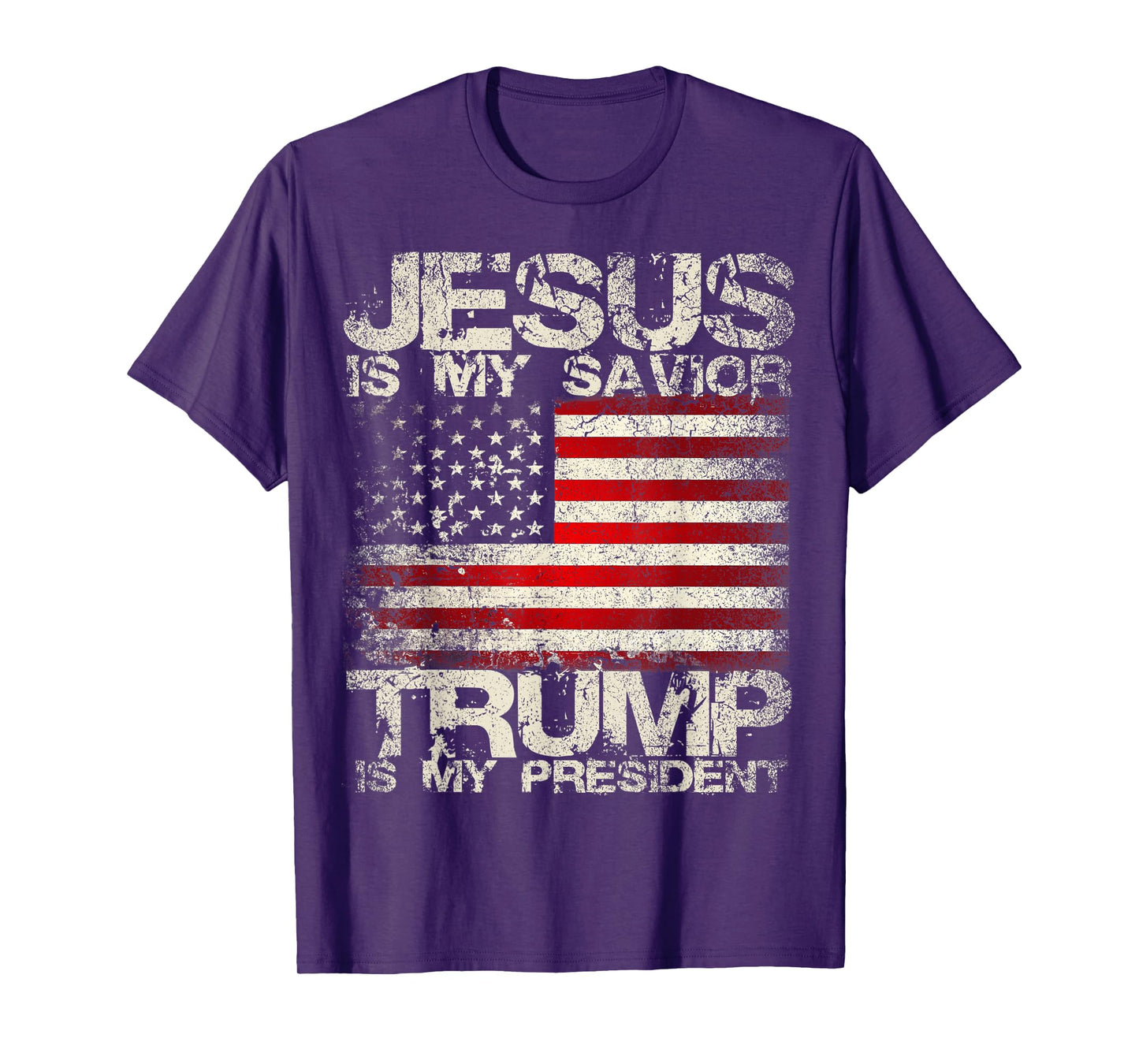 Epic 2024 Jesus Is My Savior Trump Is My President T-Shirt