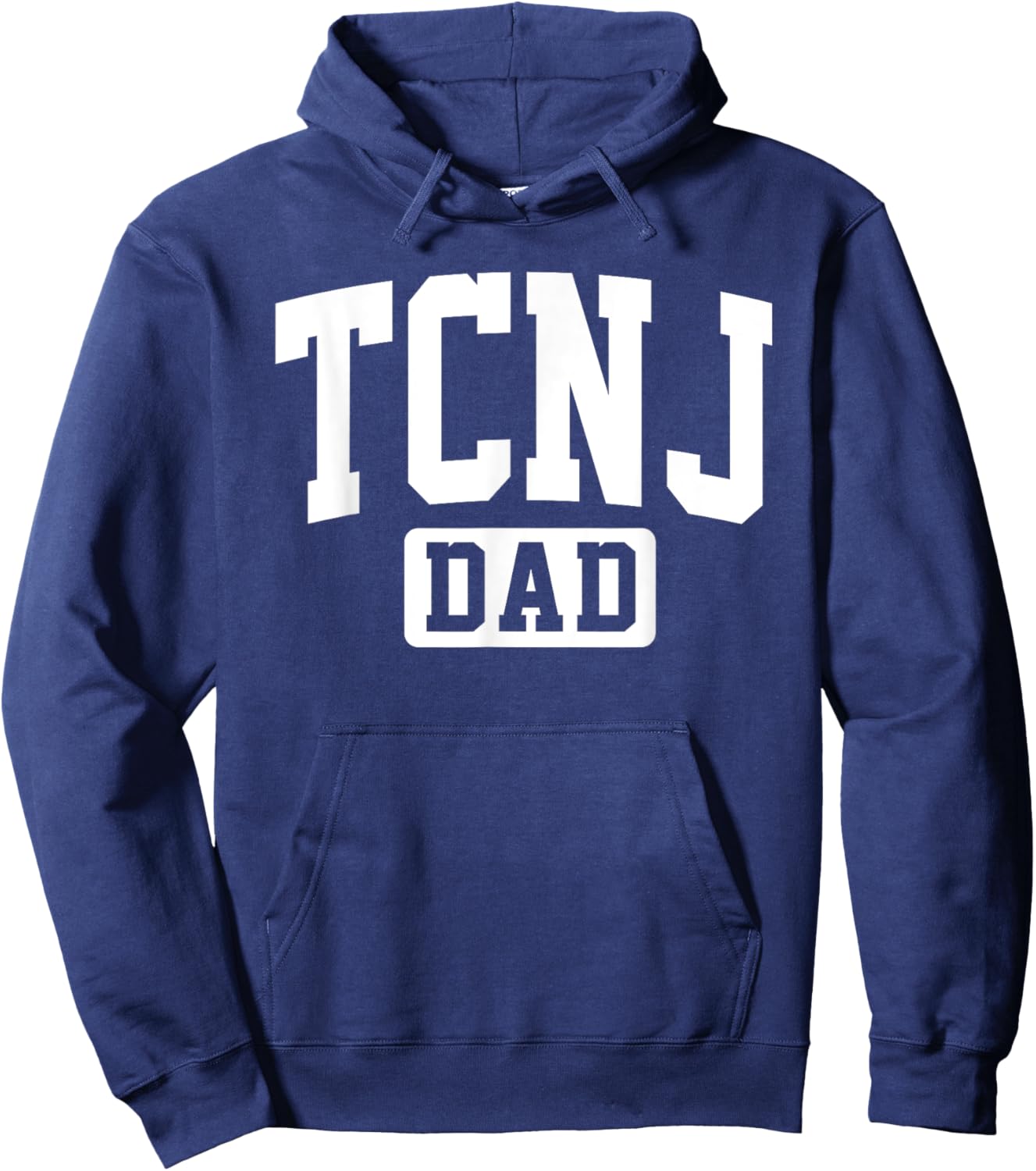 Family University College Arch Retro Design TCNJ The College of New Jersey Dad Arch Vintage Family Hoodie - Hoodie | Navy