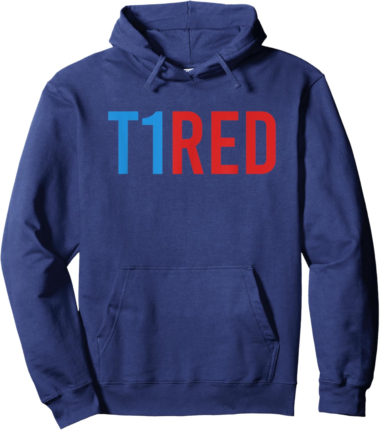 T1red Blue Ribbon November Diabetes Awareness Hoodie - Hoodie | Navy