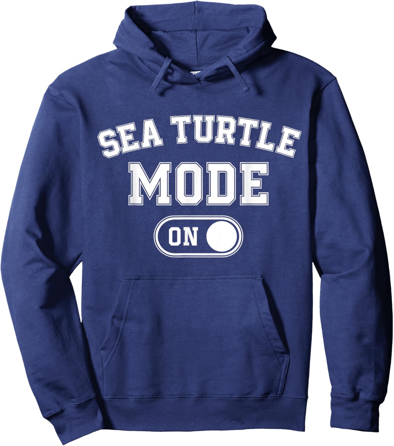 Sea Turtle Mode On Costume Funny Ocean Voyager Gift Marine Hoodie - Hoodie | Navy