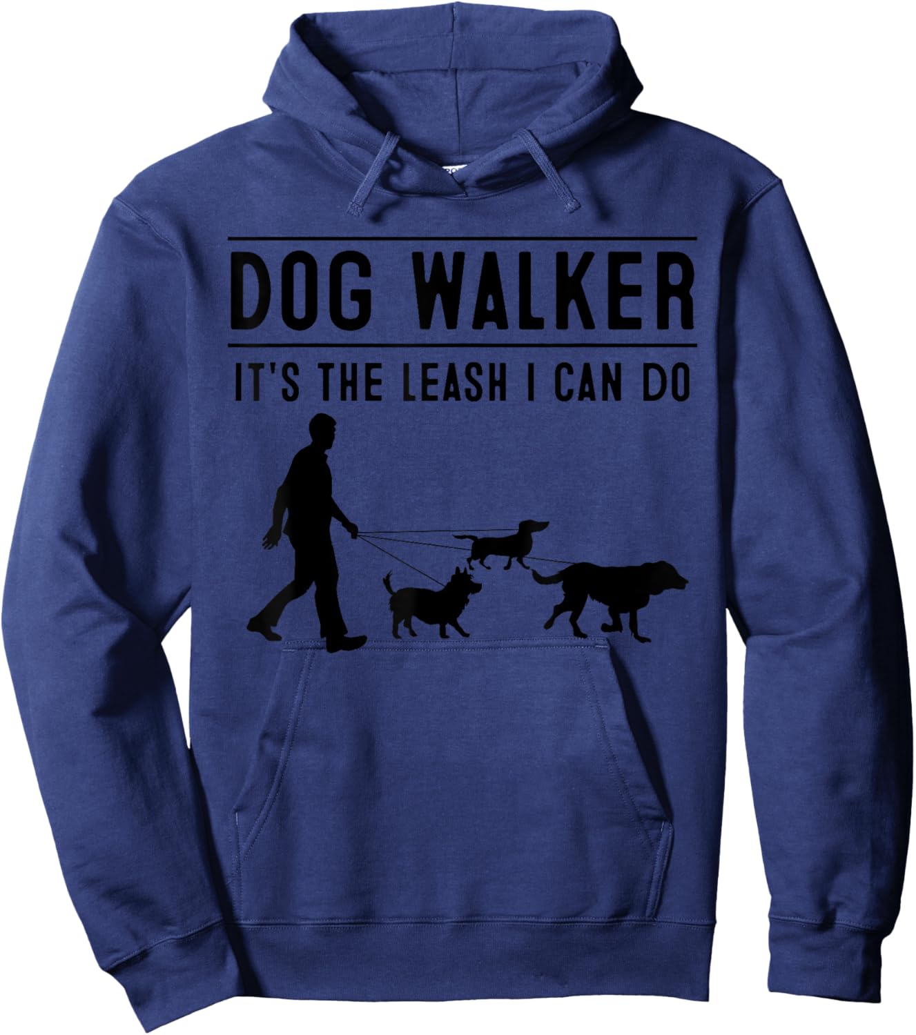 Best Dog Walker Design Women Pet Walker Dog Walking Hoodie - Hoodie | Navy