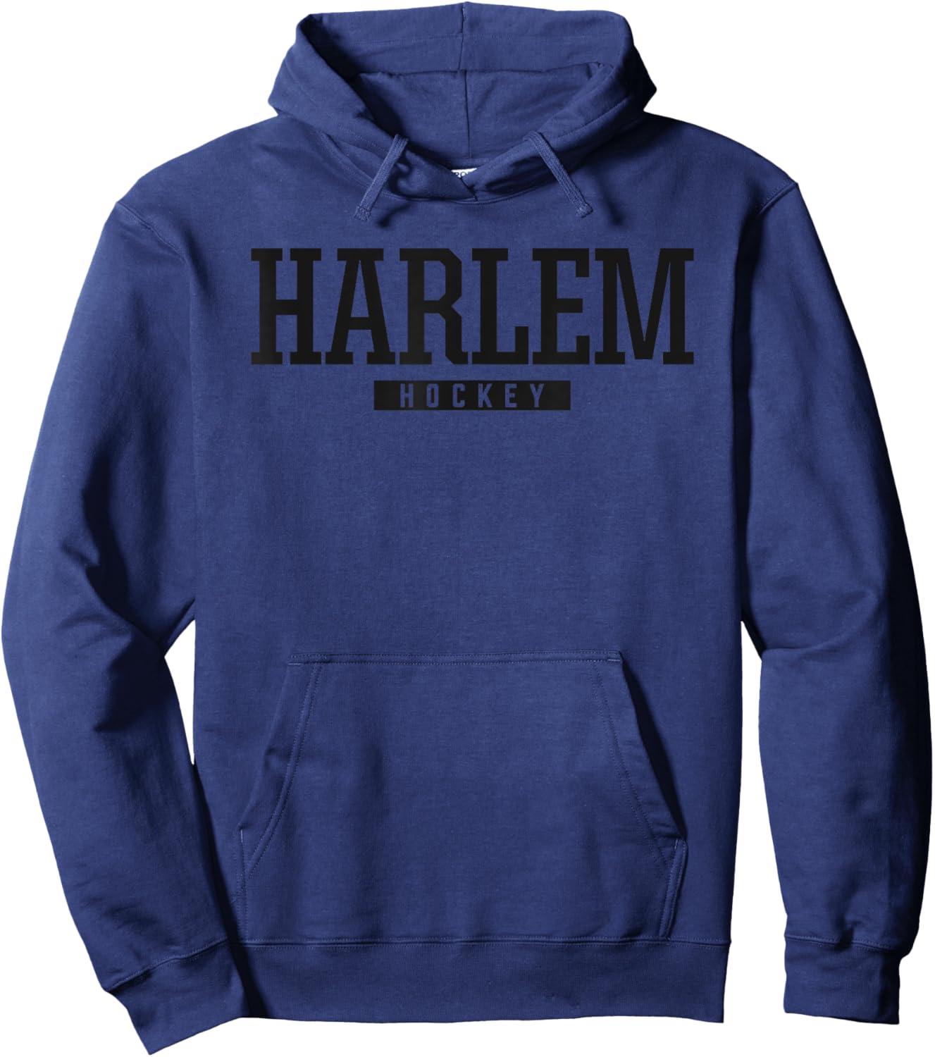 Harlem High School Hockey Hoodie - Hoodie | Navy