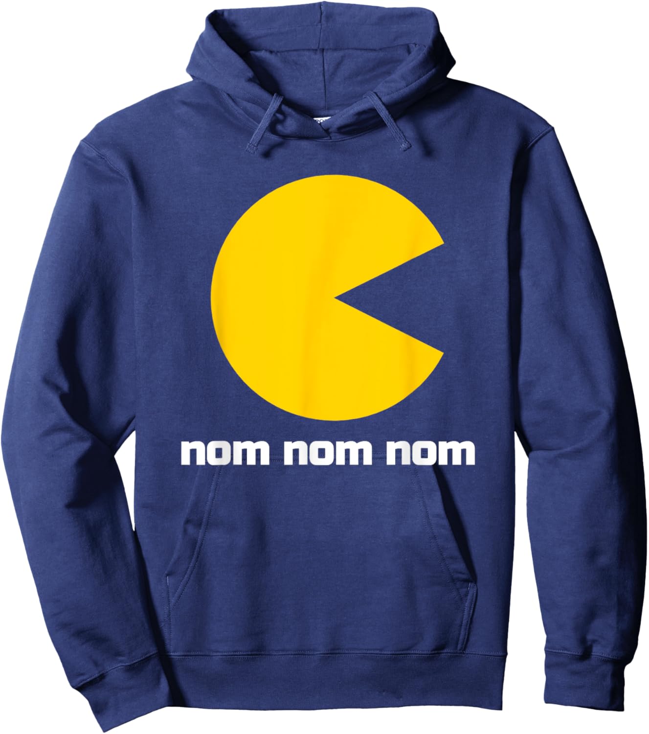 Classic Video Game Nom Nom Nom Hoodie - Hoodie | Navy