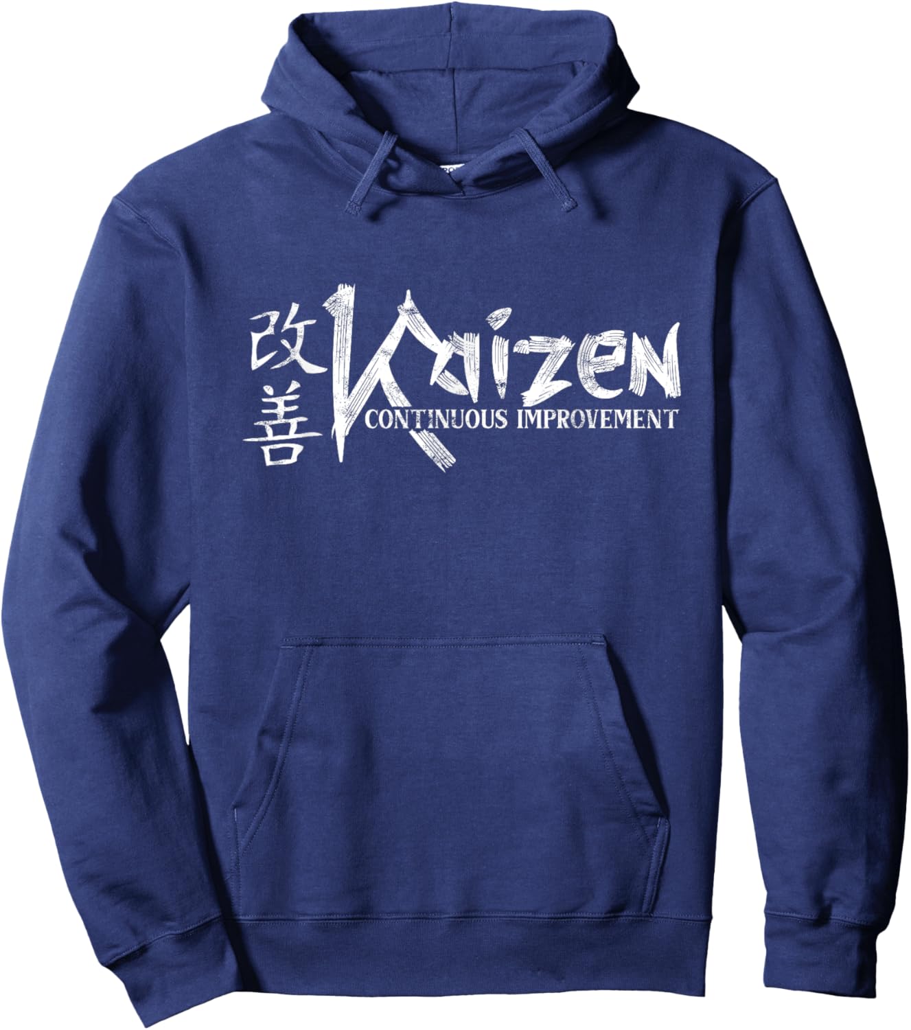 Kaizen Kanji Continuous Improvement Kaizen Hoodie - Hoodie | Navy