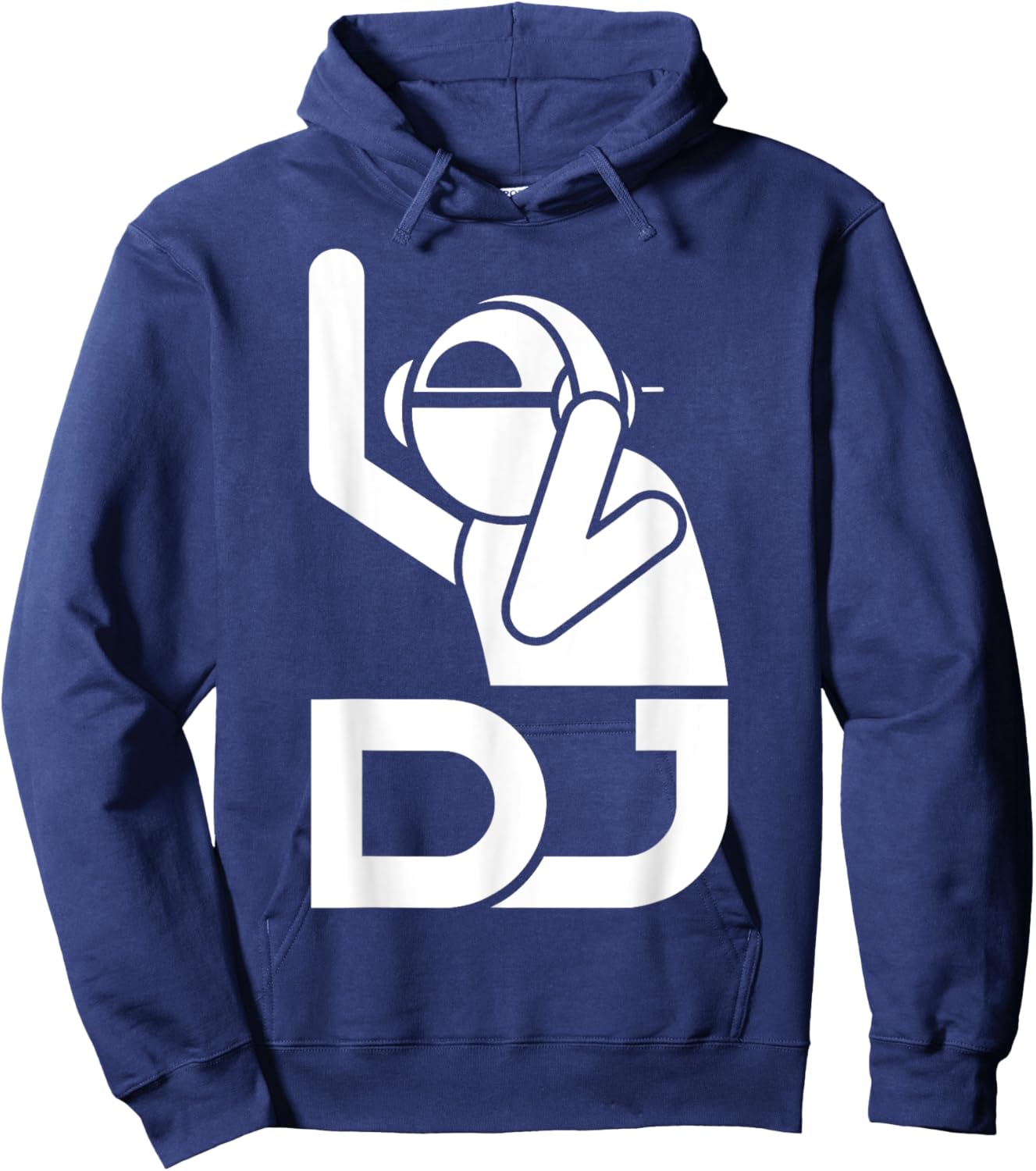 Cool DJ Art Teen Boys Disc Jockey Music Producer DJ Hoodie - Hoodie | Navy