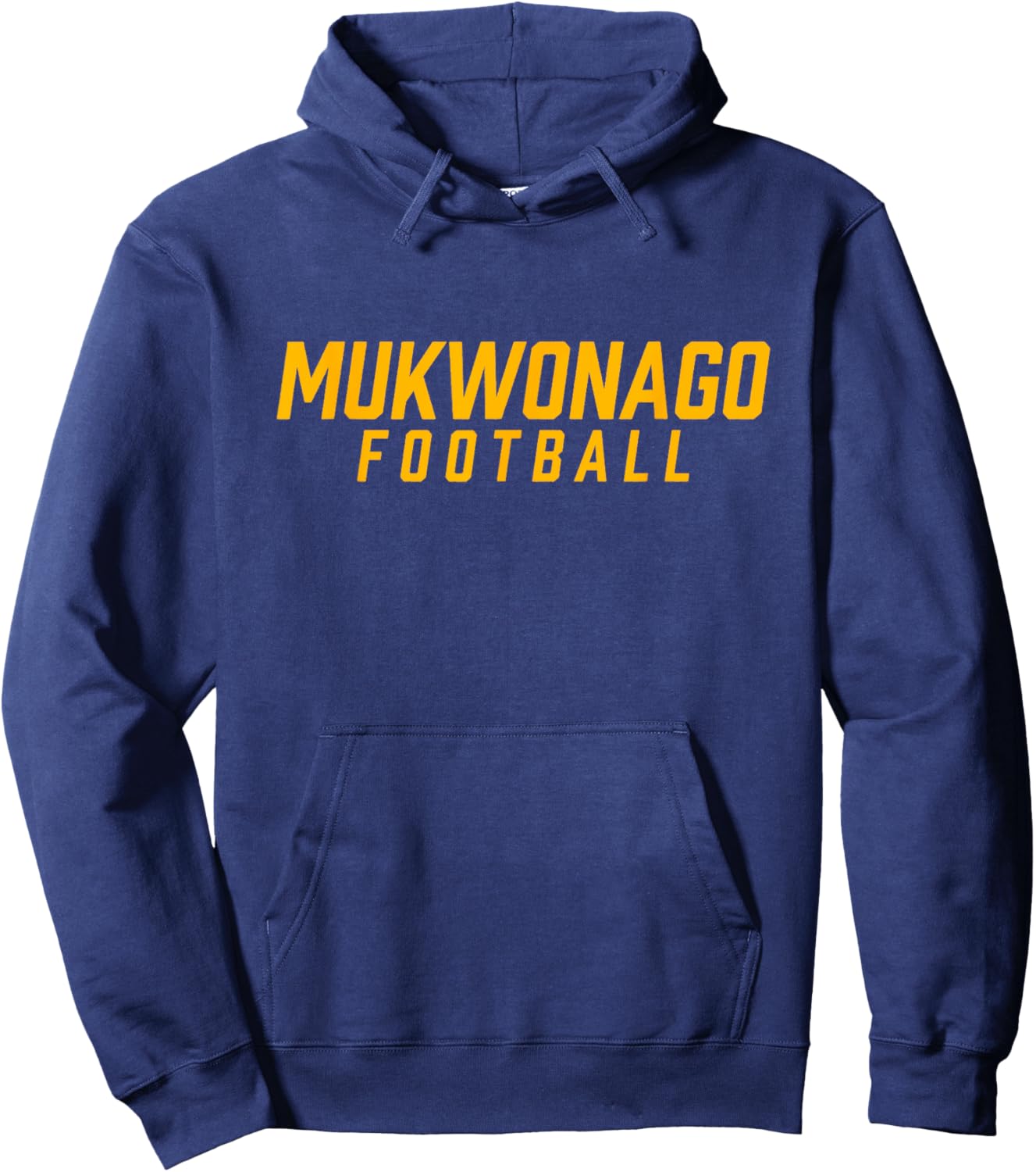 Mukwonago High School Football Team Hoodie - Hoodie | Navy