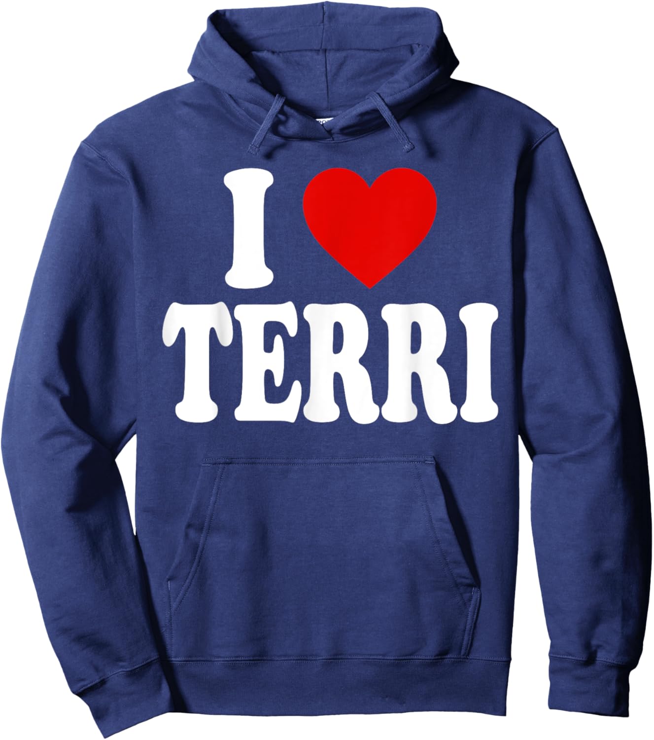 I Heart Love Terri Hoodie - Hoodie | Navy